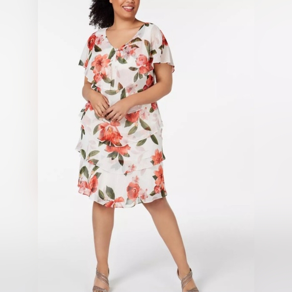 SLNY | Dresses | Sl Fashions Tiered Shift Dress | Poshmark